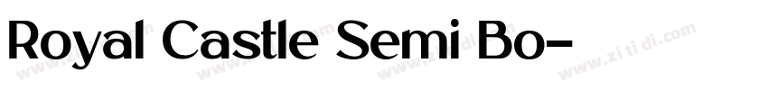 Royal Castle Semi Bo字体转换